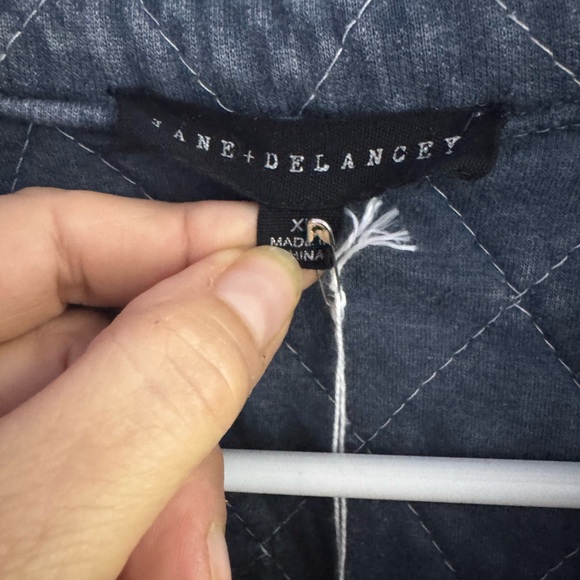 Jane and Delancey Quilted Denim Jacket - Picture 2 of 3